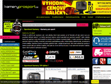 Tablet Screenshot of kameryprosport.cz